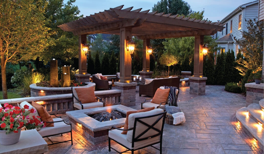 Outdoor lighting design and installation